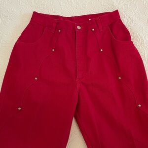 Vintage Roper High Waisted Western Rodeo Cowgirl Bare Back Jeans 13/14